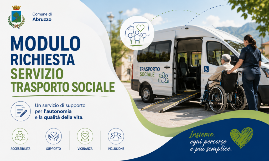 MODULO DI RICHIESTA SERVIZIO TRASPORTO SOCIALE